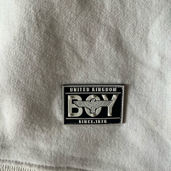 Vintage Boy London White Hoodie - Picture 3 of 7